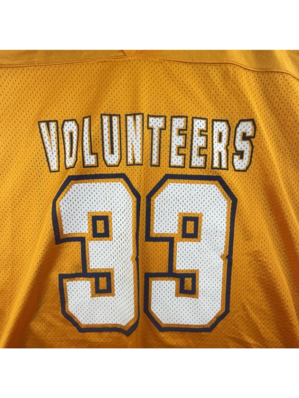 Vintage Tennessee Volunteers Jersey Mens 2XL Orange Football Logo Athletic 33 - Picture 6 of 13
